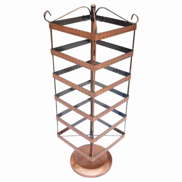Rotating square Metal earring stand by 