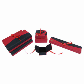 Red black ribbon jewellery box by 