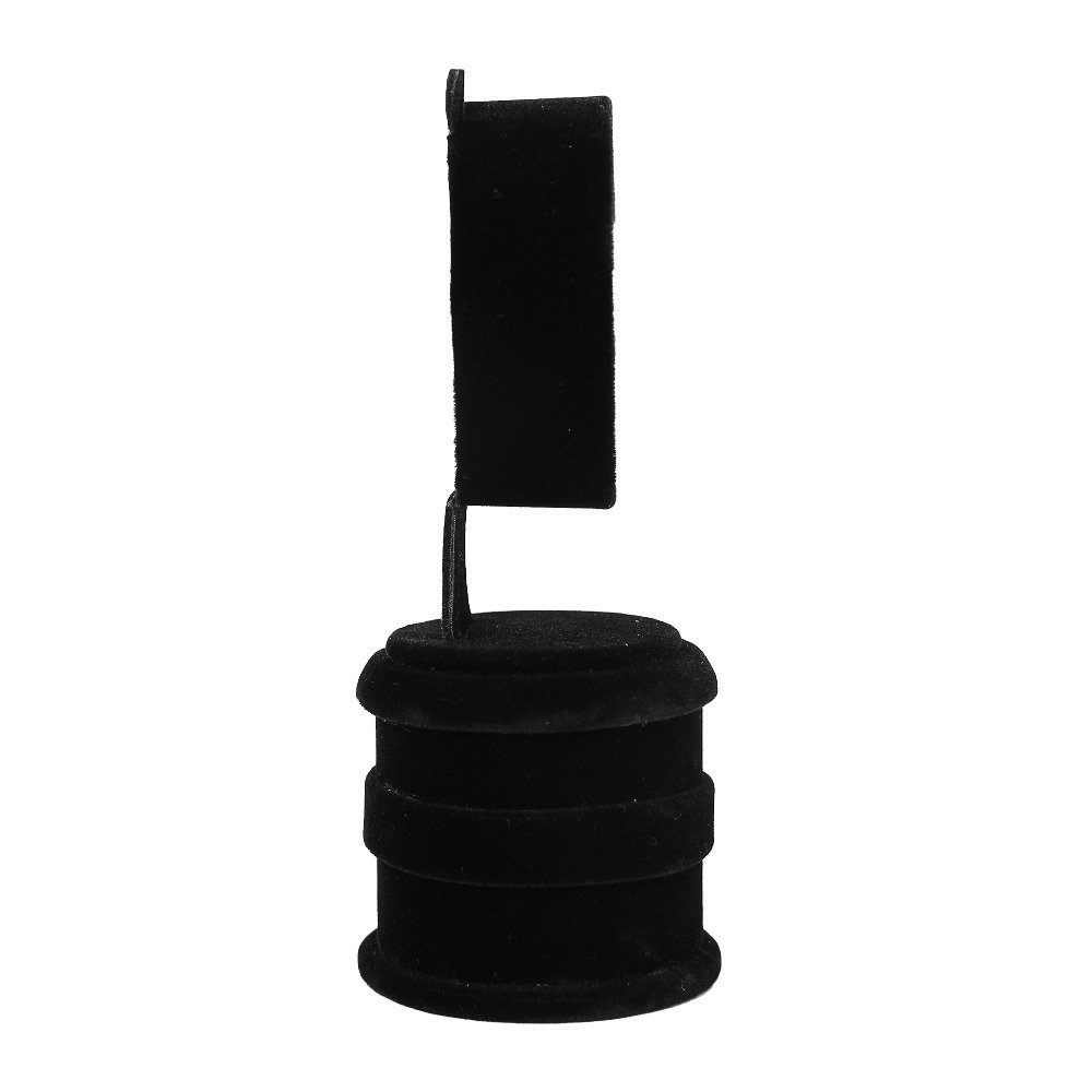 jewellery bracelet stand black fur